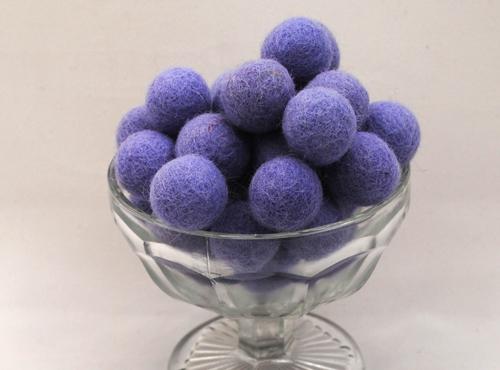 wool felt balls - parma violet-Cloud Craft